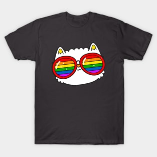 Rainbow Eyes Kitty T-Shirt